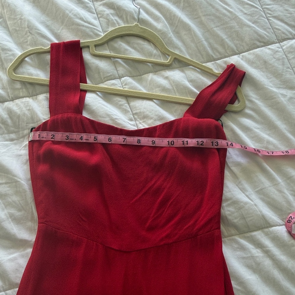 Reformation Red Cocktail Dress - Picture 6 of 6